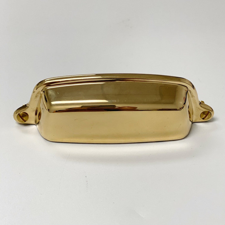 Hardware Studio Eloise Unlacquered Brass 3" Center to